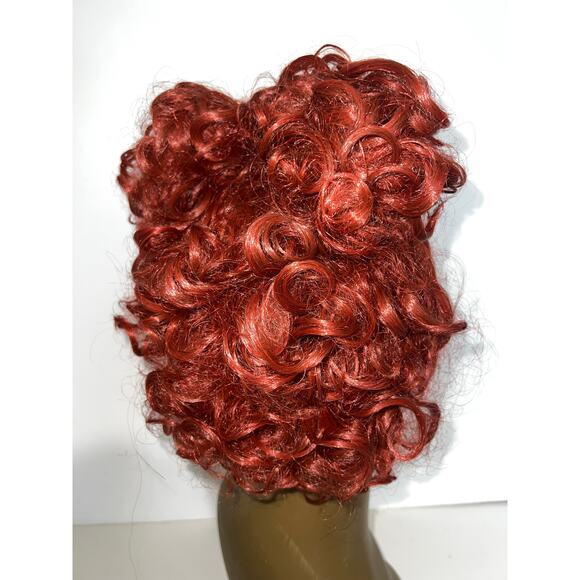 Women's Red Brown Curly Short Wig Cosplay Halloween Costume Party Hocus Pocus - Picture 10 of 14